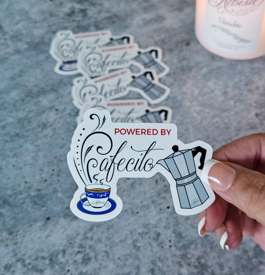 Powered by Cafecito Sticker