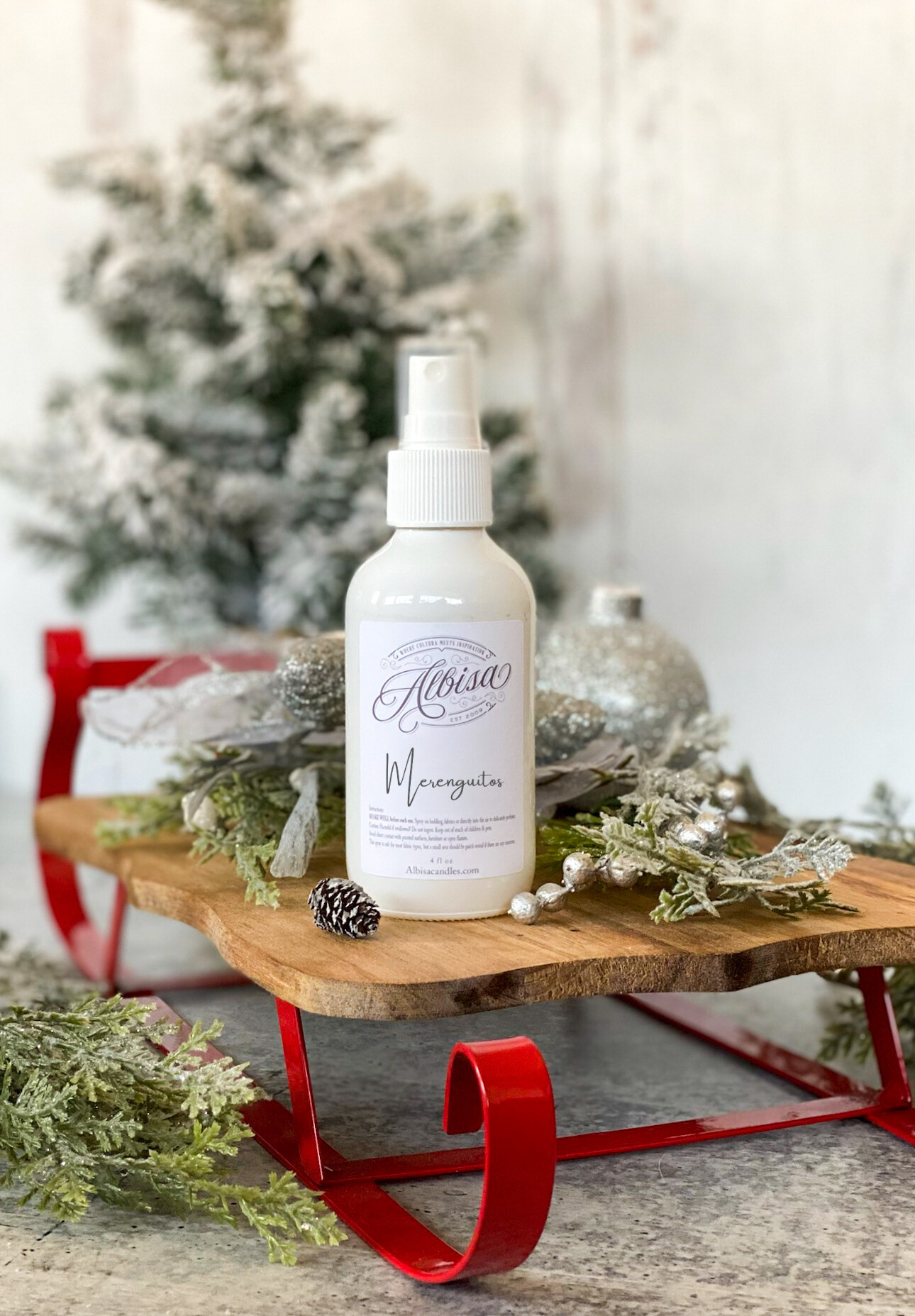 Winter Room + Linen Sprays