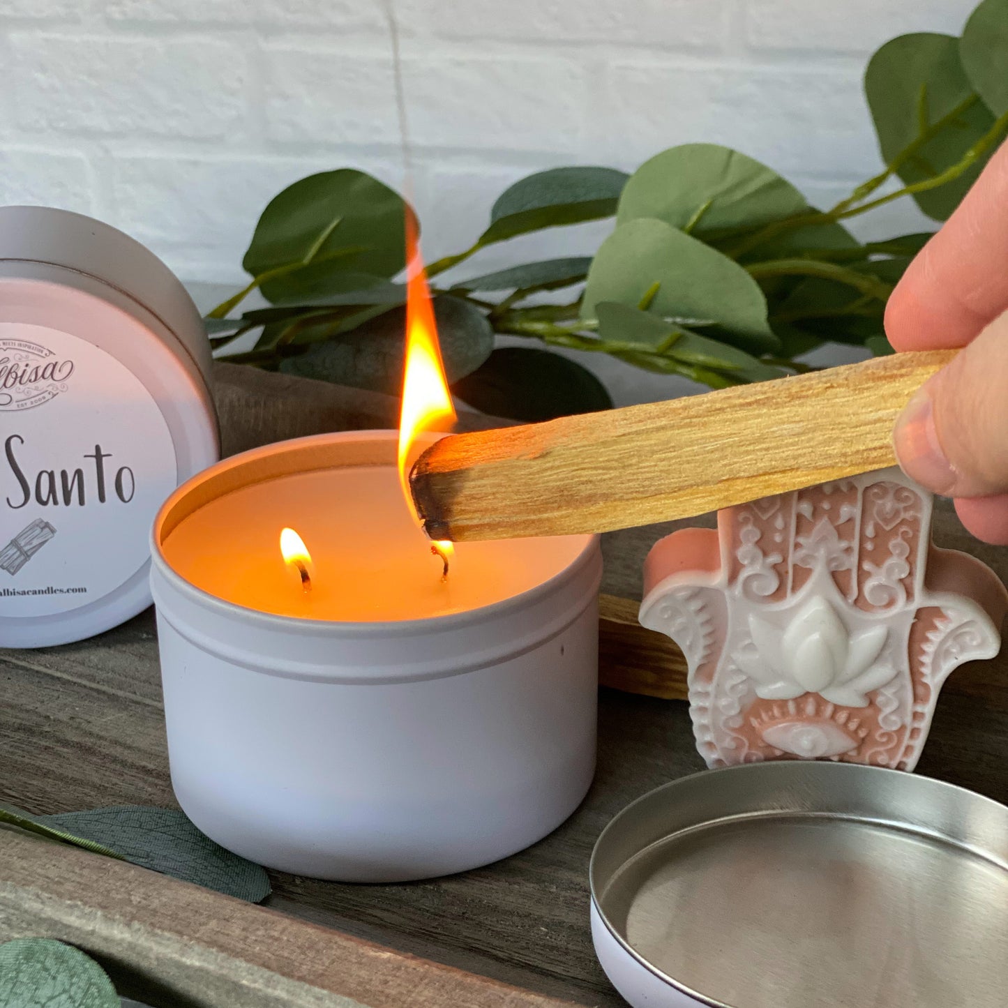 Palo Santo Candle Tin Bundle