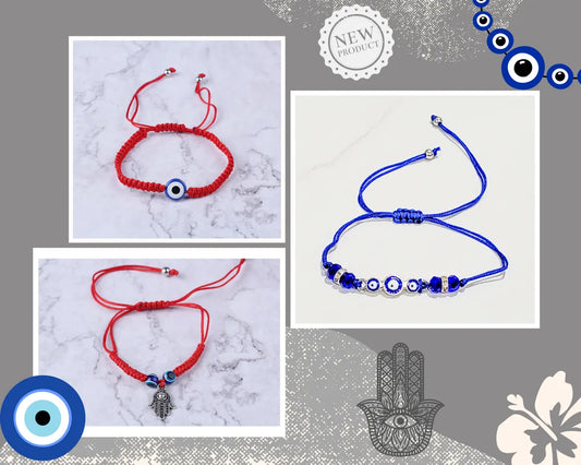 Evil Eye - Mal De Ojo & Hamsa Bracelets