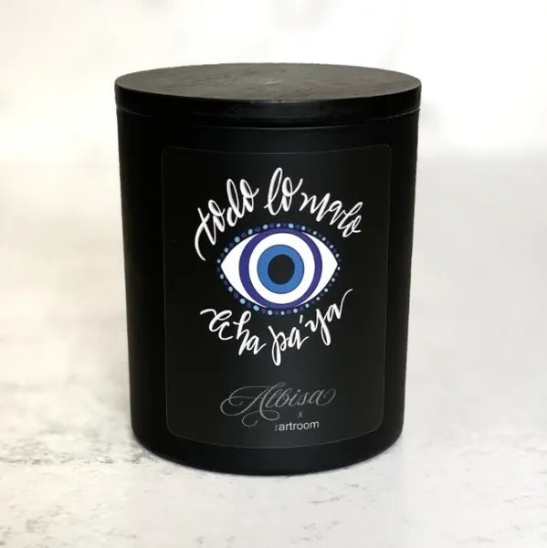 Albisa x The Artroom collab "Todo lo malo echa pa' ya" Candle