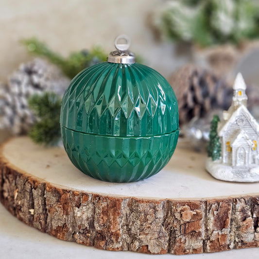 Green Holiday Ornament Candle - Arbolito