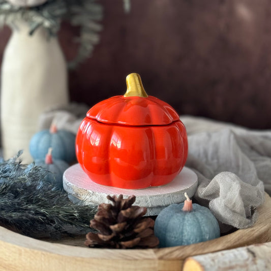 Pumpkin Shaped Candle (Orange)